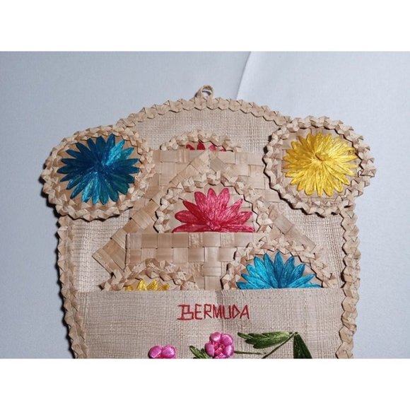 Bermuda Woven Coaster Set Wall Hanging Made‎ in Philippines (6d5) - Picture 2 of 5